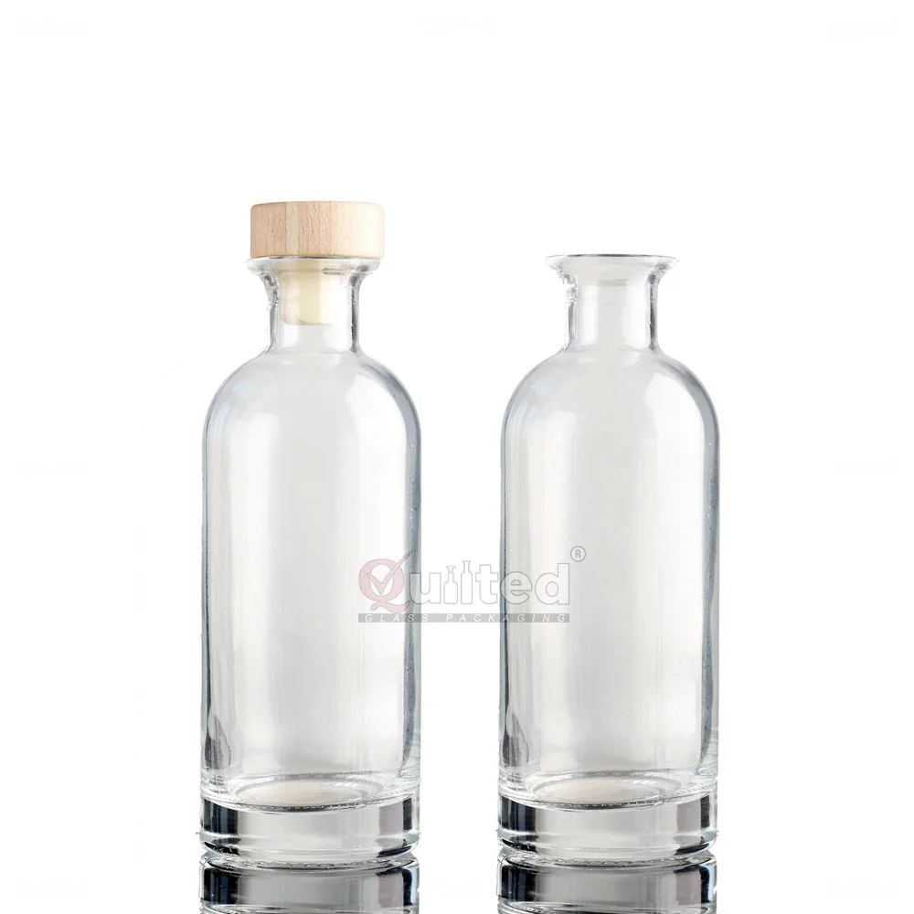 High Quality 375ml Luxury Vodka Liquor Alcohol Spirit Glass Bottle with Good Price