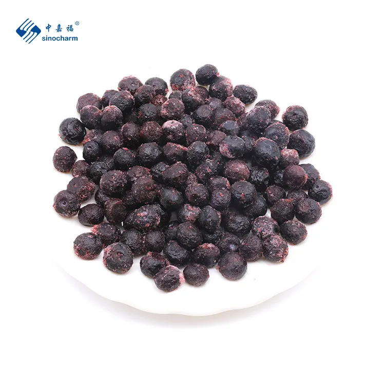 Замороженные фрукты свежий вкус IQF Замороженная черника с высоким