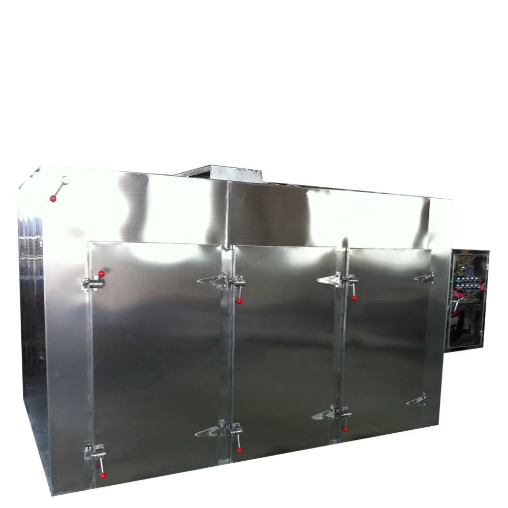 Electric continuous drying oven for copra dryer dry coconut husk chips powder drying machine with tray