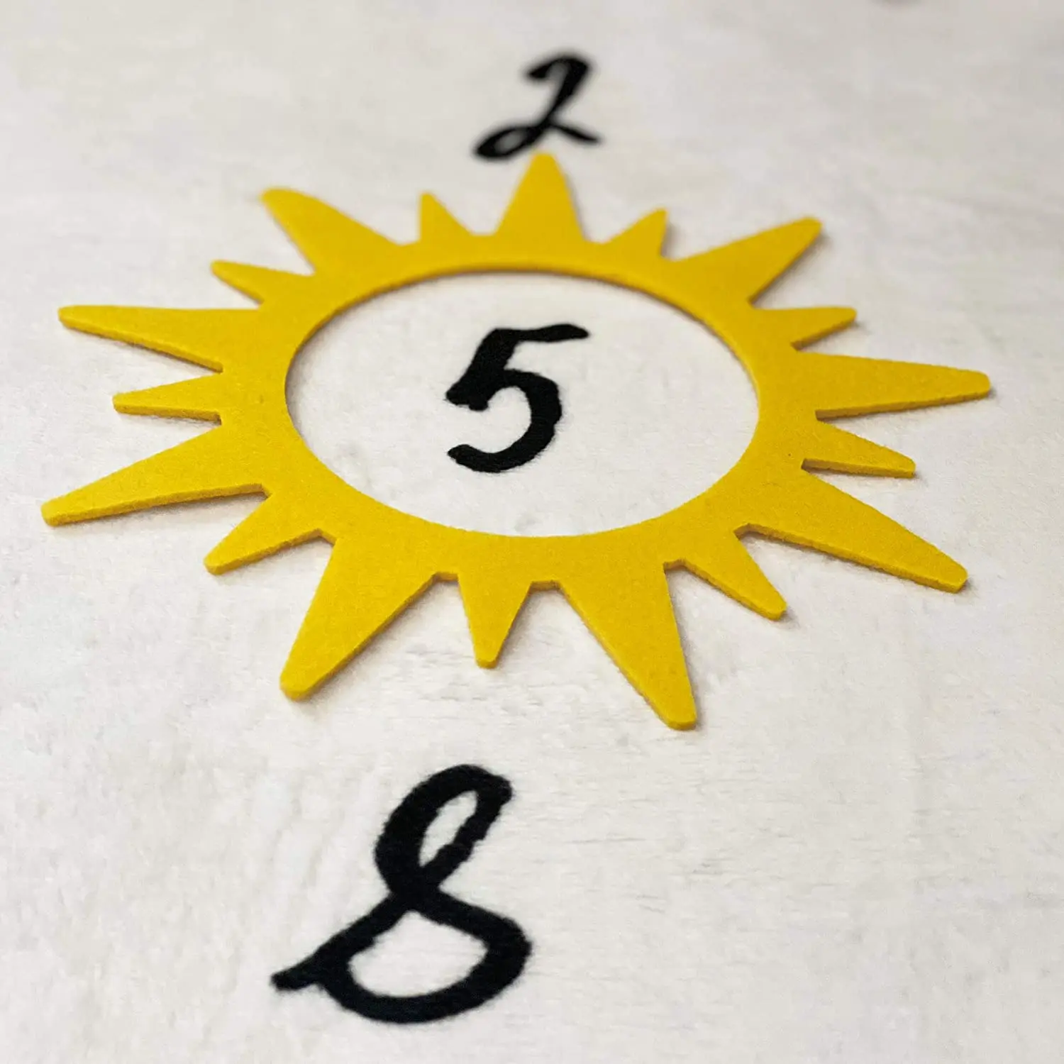 Personalized Bliss Customized Fabric Monthly Milestone Blanket for Baby