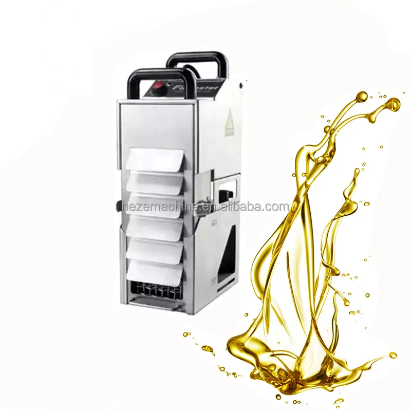 Portable Deep Fryer Filtration System Restaurant Cart Commercial Cooking Oil Filter Machine