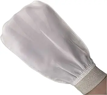 Natural Soft Turkish Face Body Mitt Bath Washing Scrub Exfoliation gloves Raw Turkey silk Exfoliating glove Bath Sets