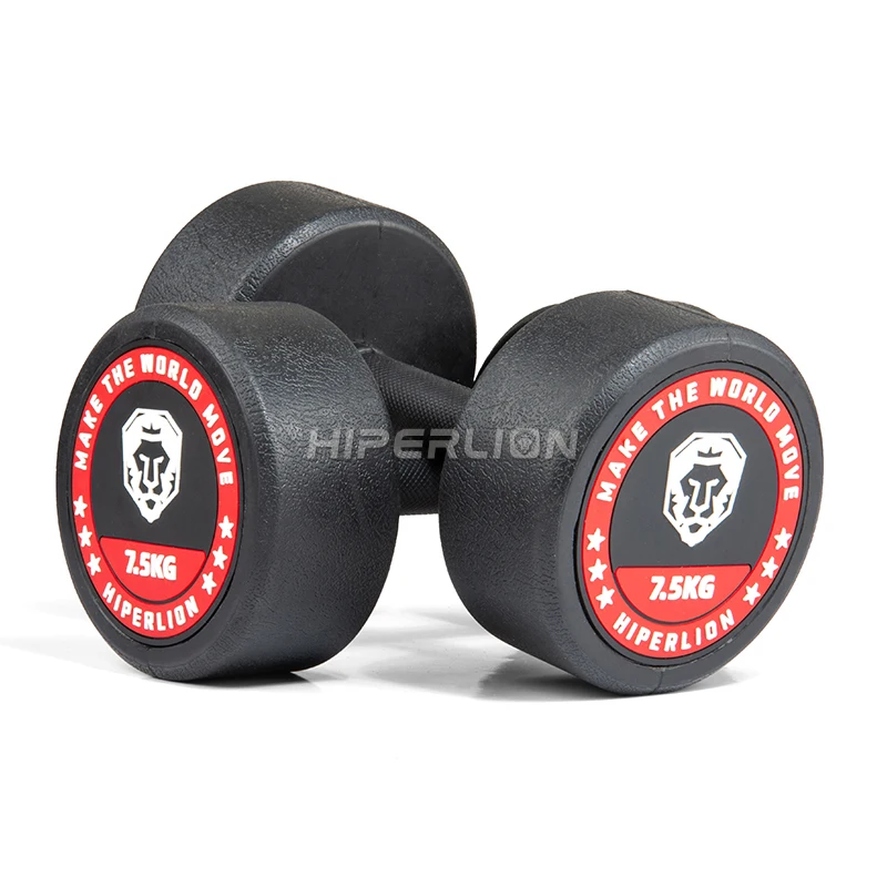 Manubri Palestra Coated Professional 40 Exercise Oem Rubber Half Round Kg Pounds Bumbell Fix Cpu Dumbbell Set For Home