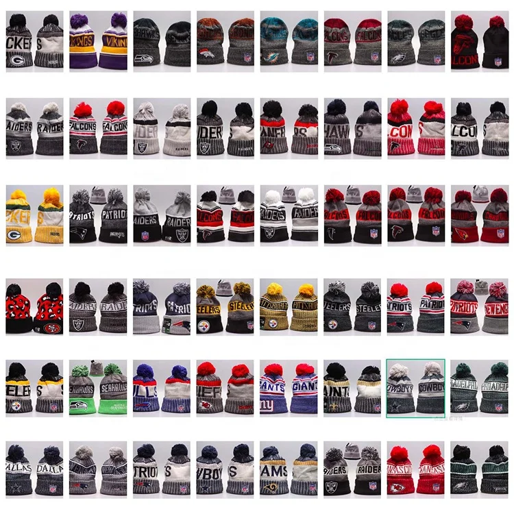 
2021Hot Sale knitted NFL Beanies Winter Hats For 32 Teams Baseball Team LA  (62007538836)
