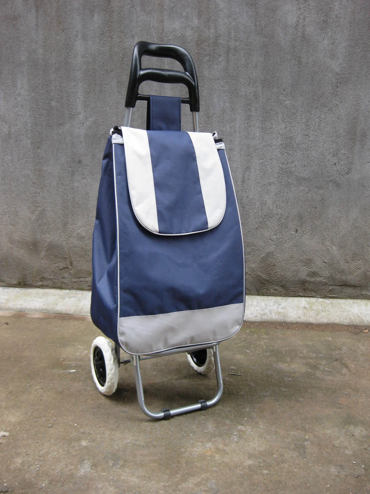 WETRUST CUSTOM LOGO Folding Shopping Cart Portable Shopping Folding Trolley Bag with 2 WHEELS