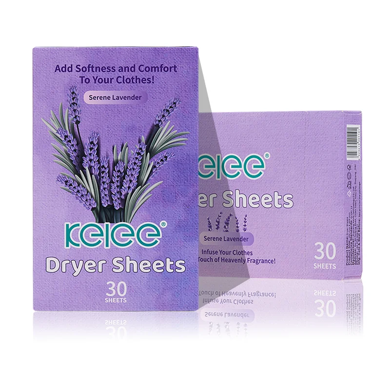 KELEE Eco-Friendly Disposable Fabric Softener Factory Supply Fabric Softener Fabric Softener Dryer Sheet