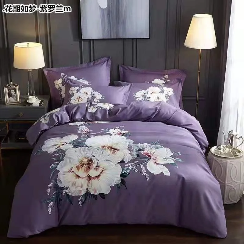 
2019 hot sale 100% polyester printed fabric for bedding 