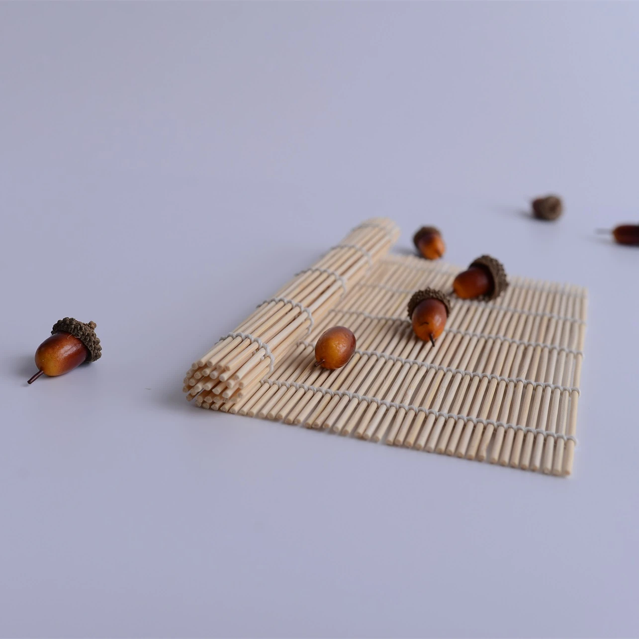 
Best wholesale bamboo sushi rolling mat,high quality Japanese & Korea style square rice kit rolling mat 