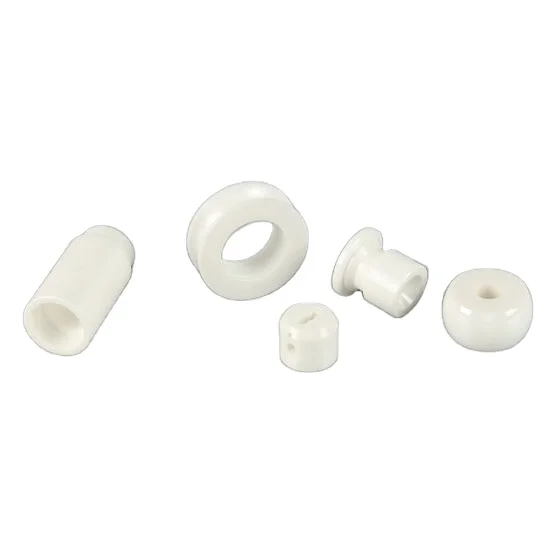 Zirconia ceramic precision parts good assembling zirconia ceramic bushing zro2 bushing