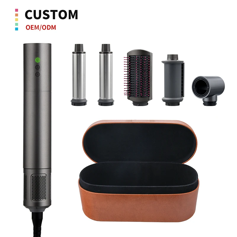 Interchangeable Hair Curler Dryer Professional Set Touch Switch 110000rpm High Speed 5 In 1 Hair Blow Dryer Set