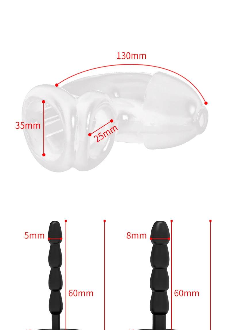 Electric Shock Silicone Chastity Cock Cage With Urethral Sound Sex Toys for Man