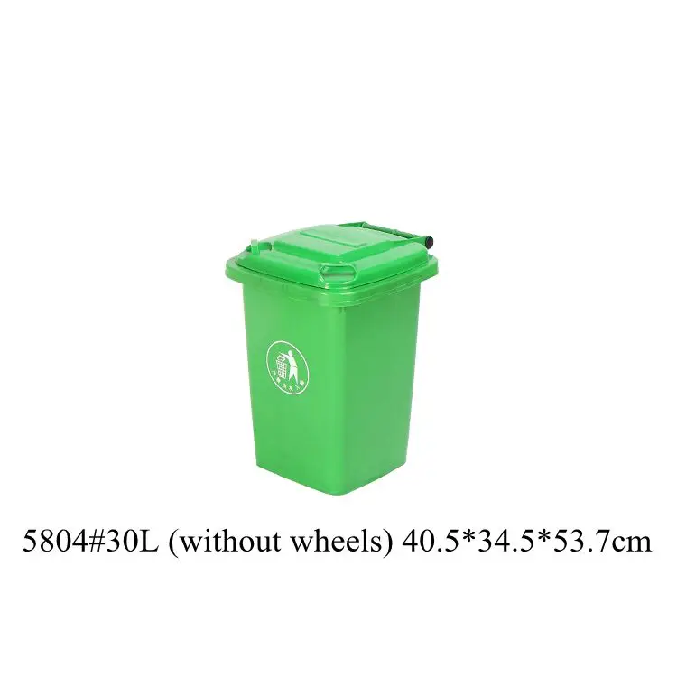 
Cheap Large 120L 360L Dustbin Garbage Can Plastic Trash Outdoor Waste Bin with Wheels 