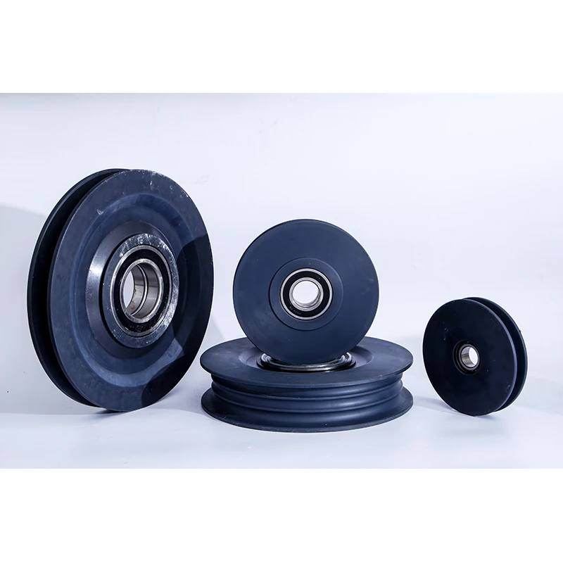 Tower crane nylon pulley high wear-resistant nylon pulley plastic nylon block