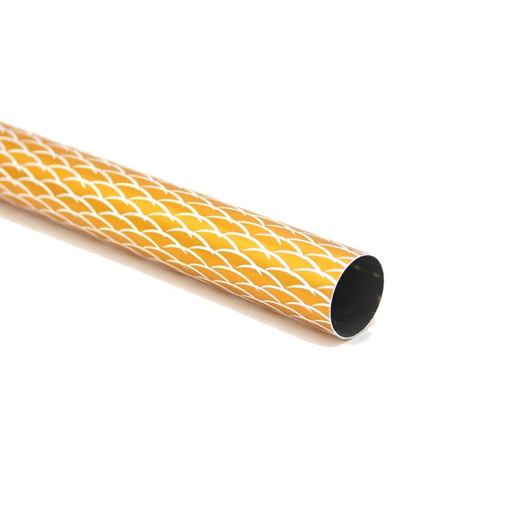 Factory Price 25Mm Aluminium Engraving Pipe Curtain Rods Poles Anti Brass Curtain Rod