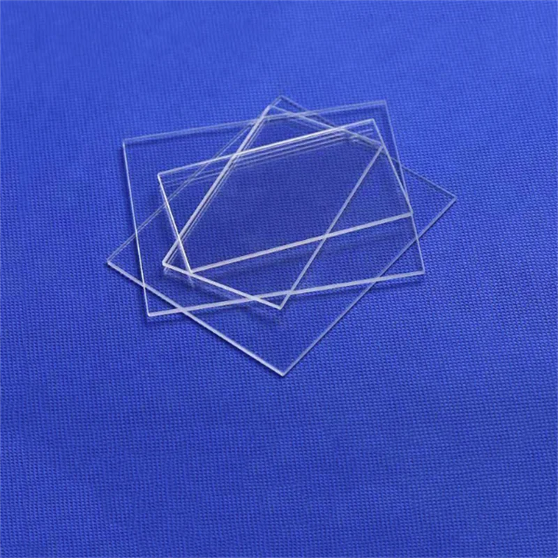 CNC Machining ultrathin Fused Silica Glass Sheet clear Quartz Glass Plates Quartz Sheets