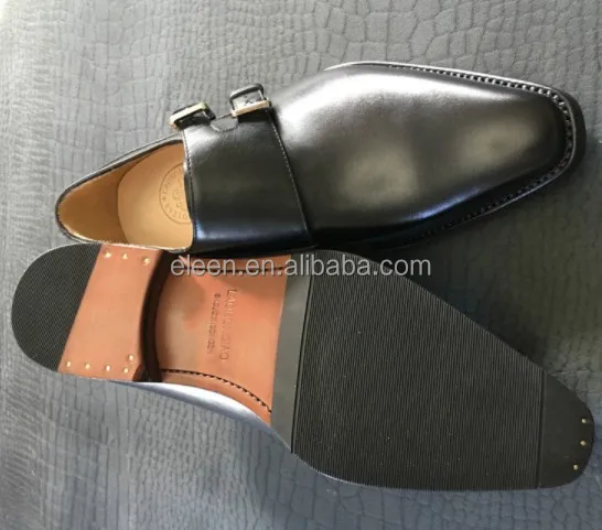 
Handmade Mens Fashion Monk Strap Calfskin Genuine Leather Dress Shoes 