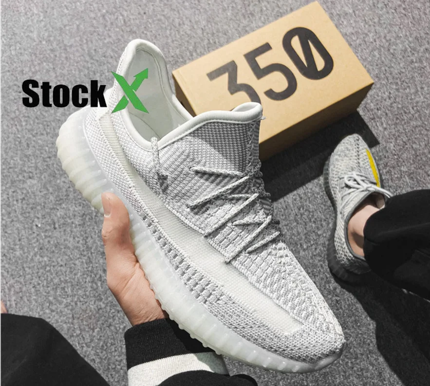  Men Fashion Sneakers Casual 2021 Yeezy 350 Sports Running Air-Cushion Original Quality 1:1 OG Box Zebra Putian KANYE
