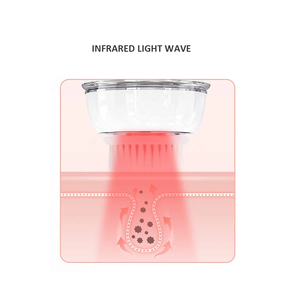 
SR-1903 Face Wash Brush Wireless Facial Cleansing Brush 