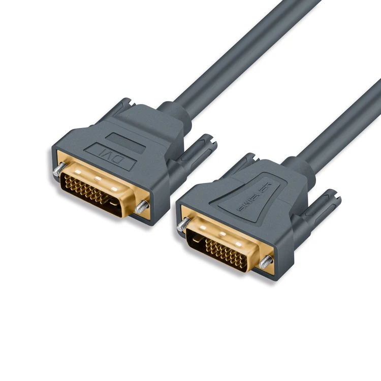24+1 DVI Cable 10M 1920x1080P 2K Copper High Speed Data Copper Dual Channel Cable Computer Audio Video Data Monitor HDTV Cable