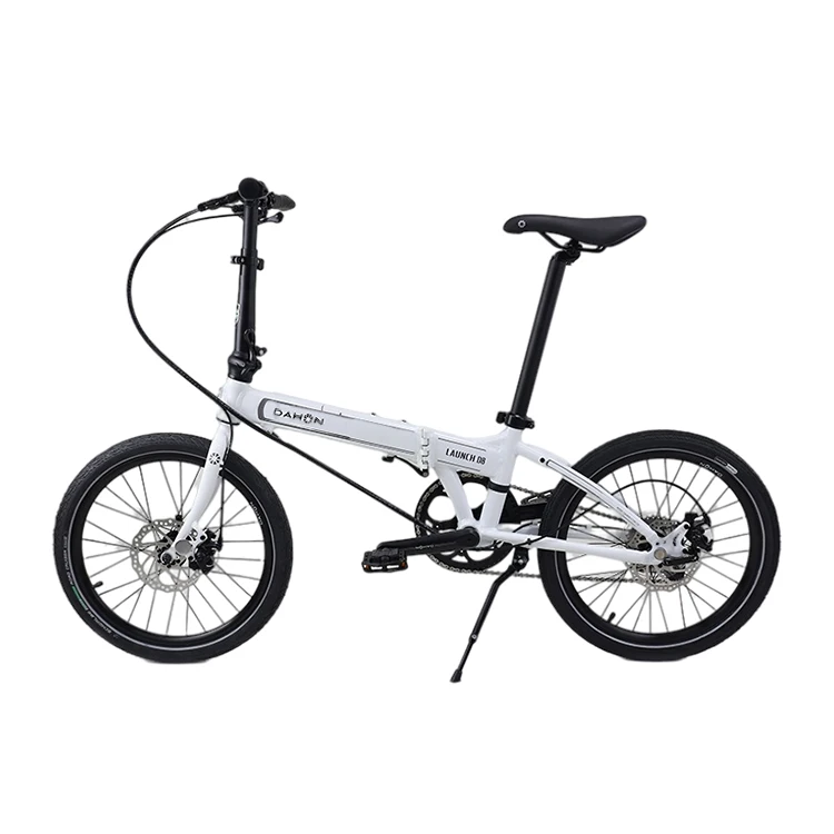 
Professional Manufacturer White 6061 Alloy Launch Bike High Performance Folding Bike 