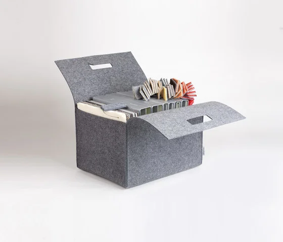 Складная корзина для хранения из войлока