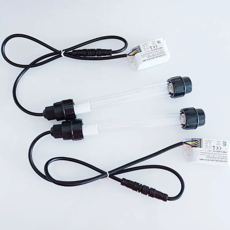 High quality Quartz T5 10W 15W 20W 30W 220V/110V waterproof IP67 UV-C Germicidal Lamp aquarium light For Fresh Water Sterilizer