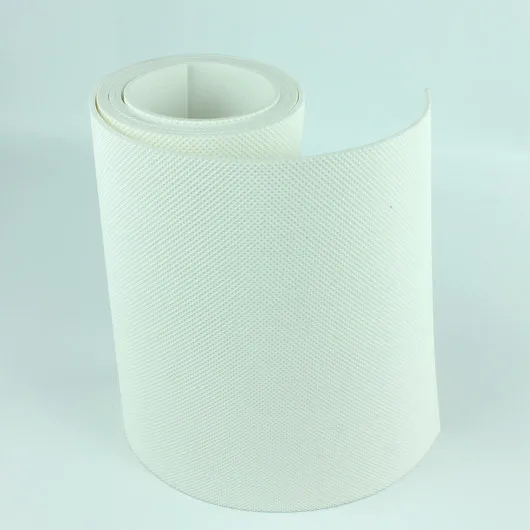 Foodgrade PVC industrial conveyor belt with diamond pattern and smooth surface