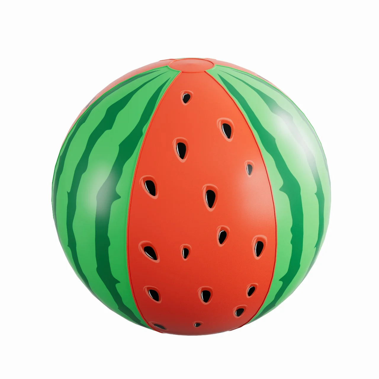 Custom Printed Jumbo PVC Rubber watermelon Beach Ball Promotional Inflatable Large Plastic Beach Ball