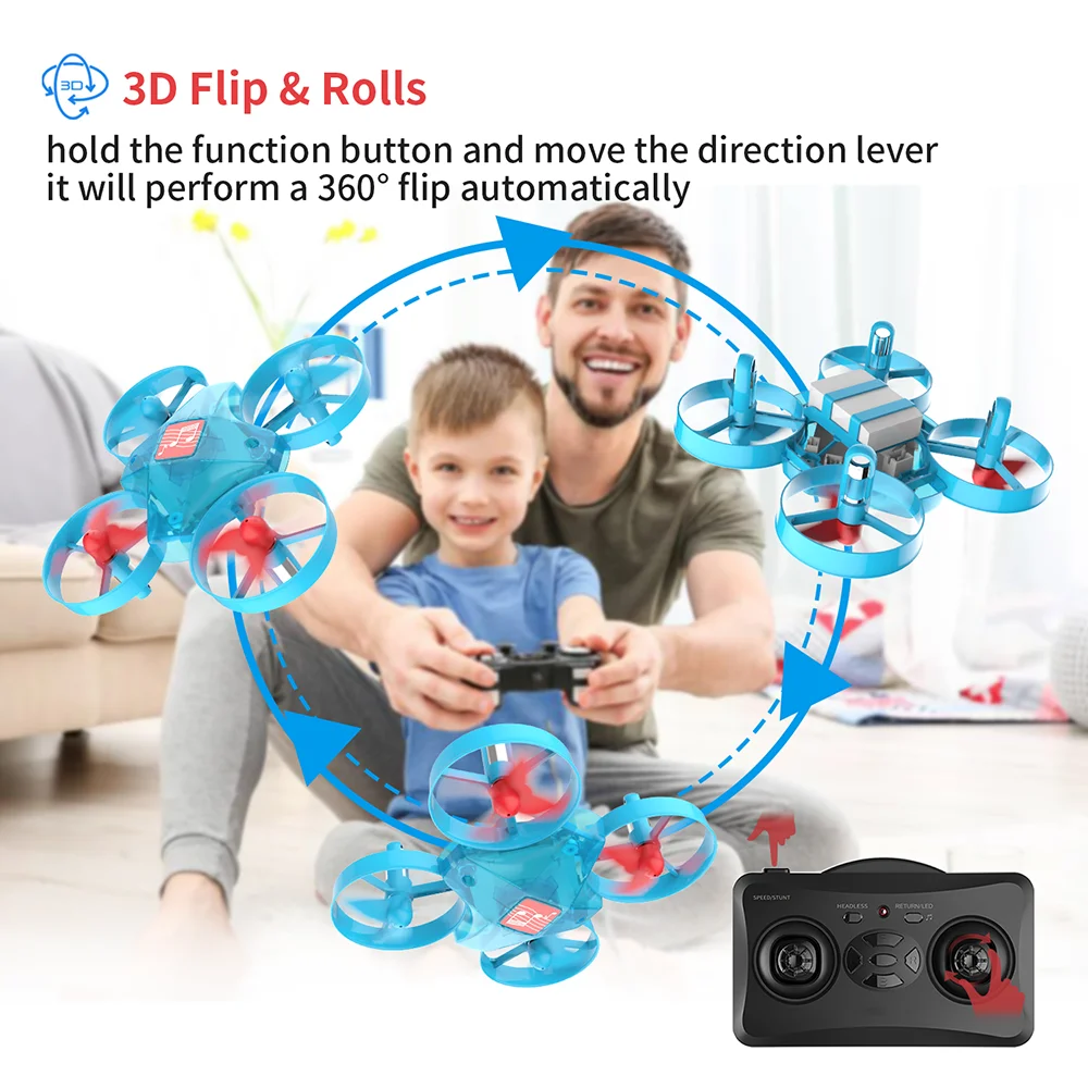 Kids rc Toys Music Mini Altitude Hold Headless Mode 8mins Flight Time 2.4G RC Drone quadcopter RTF RC Helicopter For kid gift