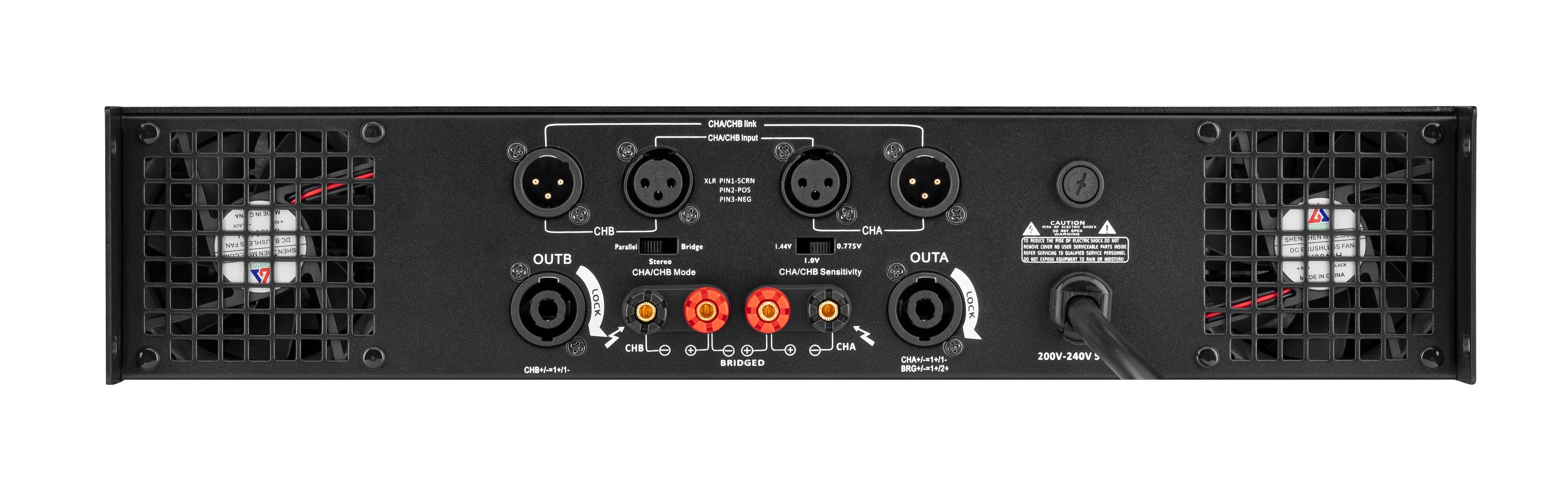 soft amplifier pa system 2ch 400watts / 600watts / 800watts 2ohm 2u class h circuit power amplifier