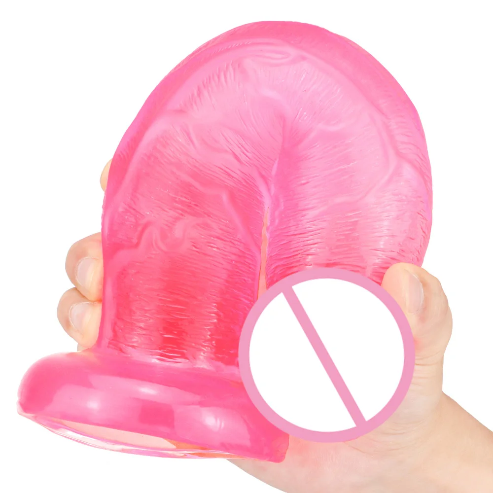 Soft Realistic Dildo Large Silicone Penis Vagina Suction Cup Massage Adult Sexy Toys For Woman Sex Shop