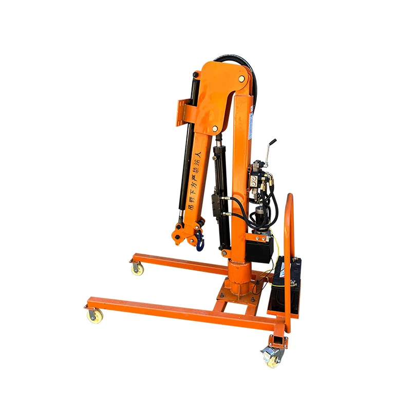 500Kg 800kg 1200Kg Mini Crane 3/4/5 Folding Booms Pickup Truck for Sales