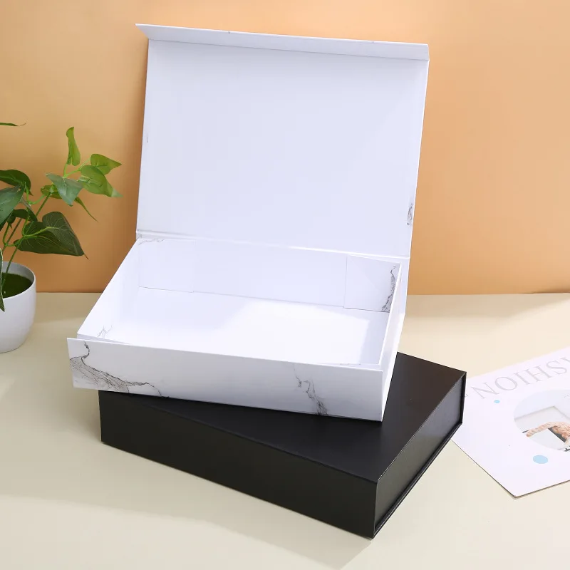 Wholesale Factory  Custom Logo Black Gift Box Heaven And Earth Cover Cardboard Packaging