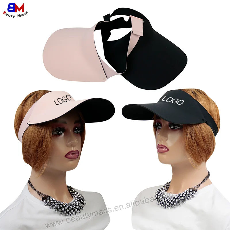 Custom logo Sun Visor hat Unisex Plain Embroidered Baseball Cap for Men and Women