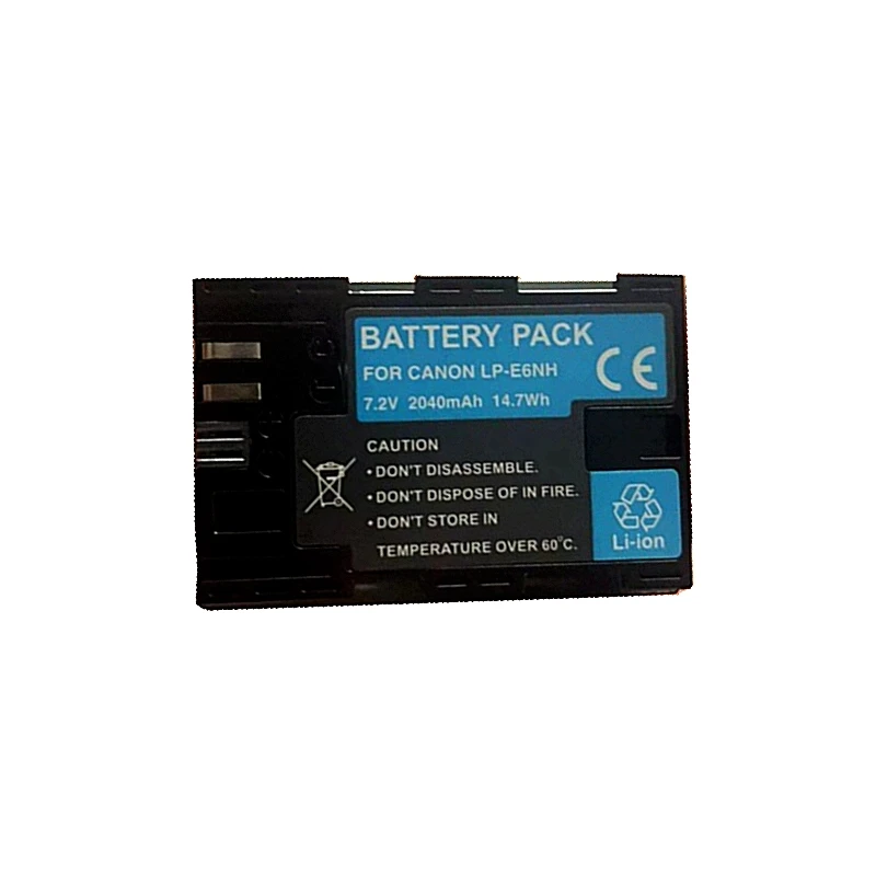 Brand New Rechargeable 7.2V 2040mAh Li-ion Battery For Camera LP-E6NH LPE6NH