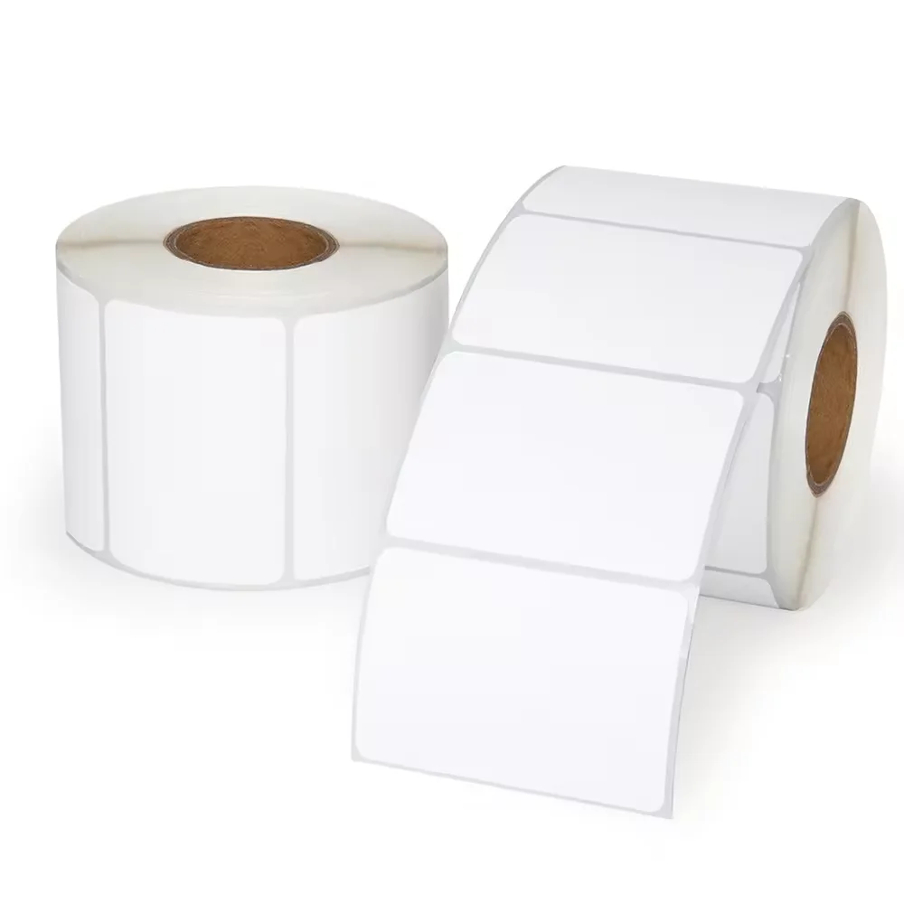 Waterproof Thermal Label 50x25 Custom Size 2x1 Adhesive Barcode Sticker Scale Label Paper Direct Thermal Label