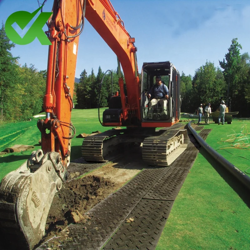 Коврик для защиты от земли HDPE черный недорогой использованный пластиковый Дорожный экскаватора 4x8 футов защитные коврики тяжелого