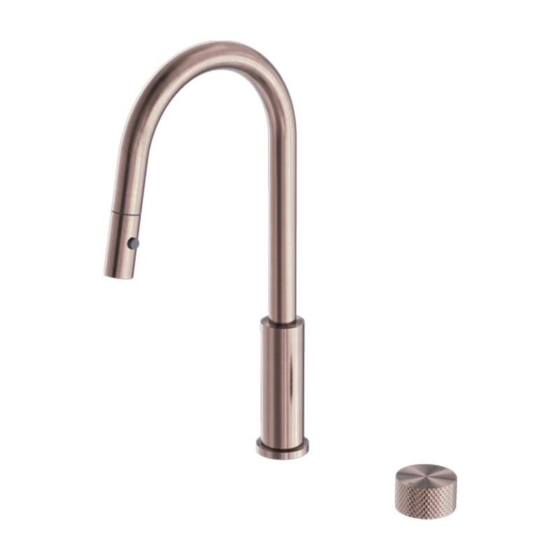 Industrial Pull Out Spray Kitchen Faucet Mixer Tap Single Handle Brushed Bronze Economic Flexible Antique Brass Modern Ceramic