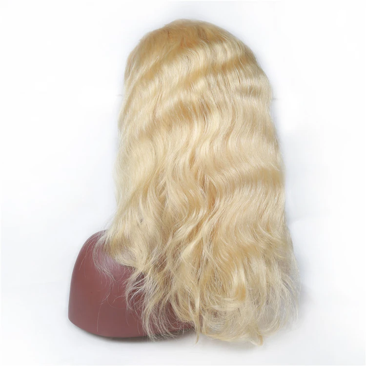brazilian virgin hair straight blonde wig, 1b 613 full lace wig human hair dubai wig