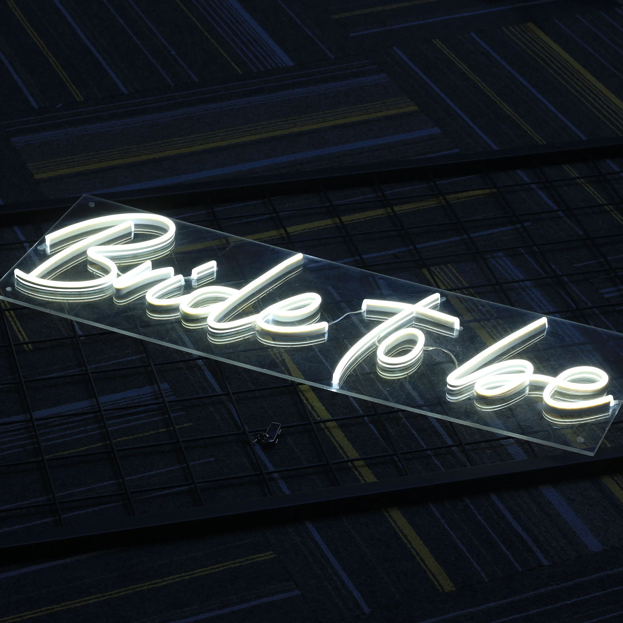  Bride To Be neon I love you wedding decoration custom acrylic LED edge lit letter sign 3D
