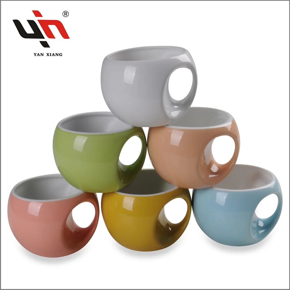 Factory Hot Sale Modern Gift Stoneware Set of 6 PCS Round Ceramic Coffee Mug Custom Logo Ceramic Mug