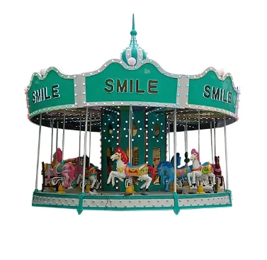 Factory Merry go round Used Amusement Mechanical Rotating SwingTurning Upper Top Drive Equipment Machine Carousel Rides For Sale