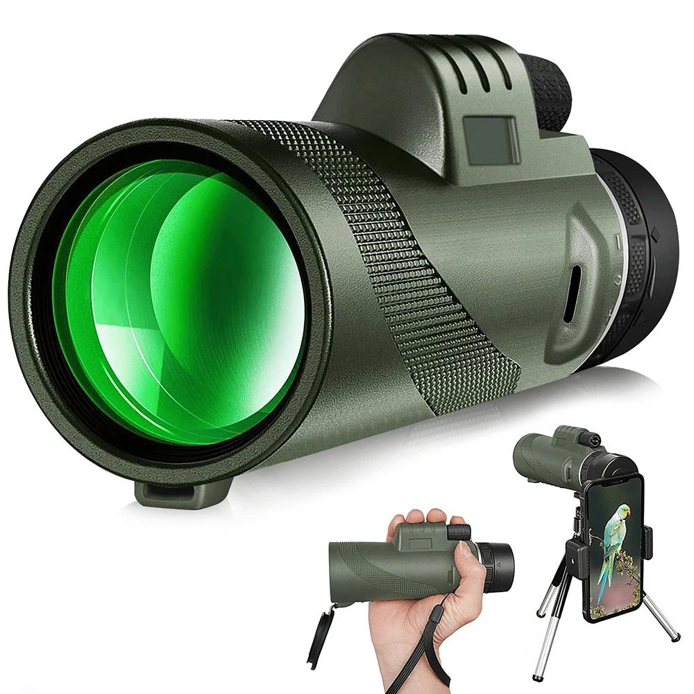 50x60 Night Vision Monocular High Power Dual Focus Optics Monocular Zoom Telescopes For Sale For Mobile Phone
