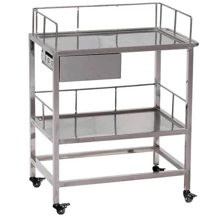 HACENOR 304 Stainless Steel Material Pet Hospital Animal Laboratory Operating Table Trolley