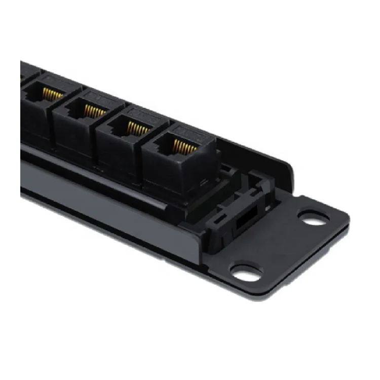 Cat5e Cat6 1U 24-портовый