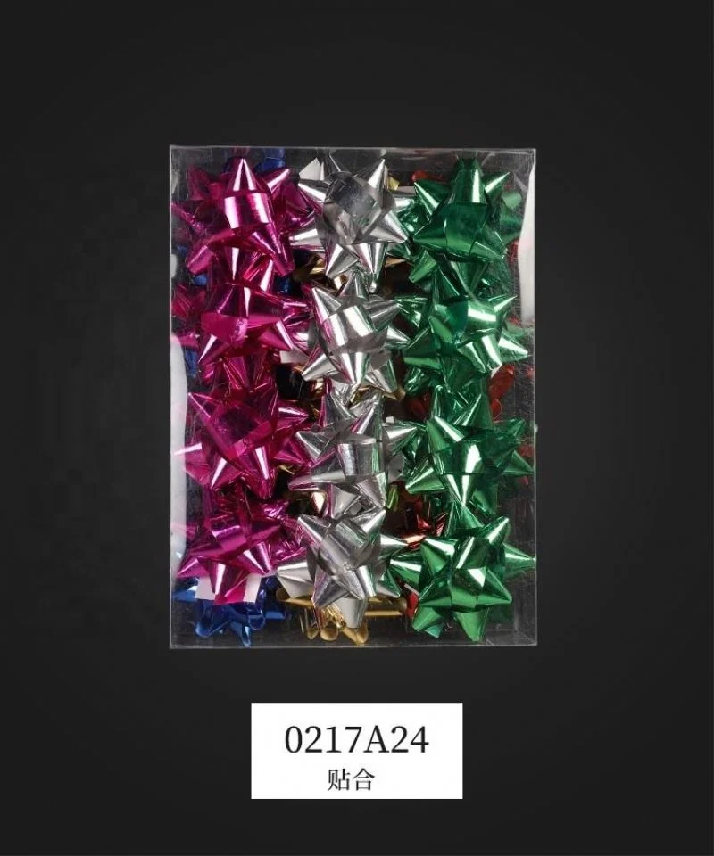 
Mini Gift Wrap Bows Christmas Metallic Bows Self Adhesive Gifts Bows for Holiday Christmas Birthday Party Favor 