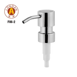Wholesale custom bathroom sets dispenser pump, stainless steel 304 lotion pump