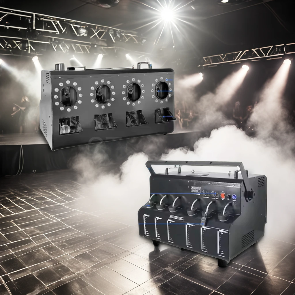 SP 1500 Watt DMX Remote LED RGBW Four Outputs Fog Smoke Bubble Machine For Stage Wedding Party