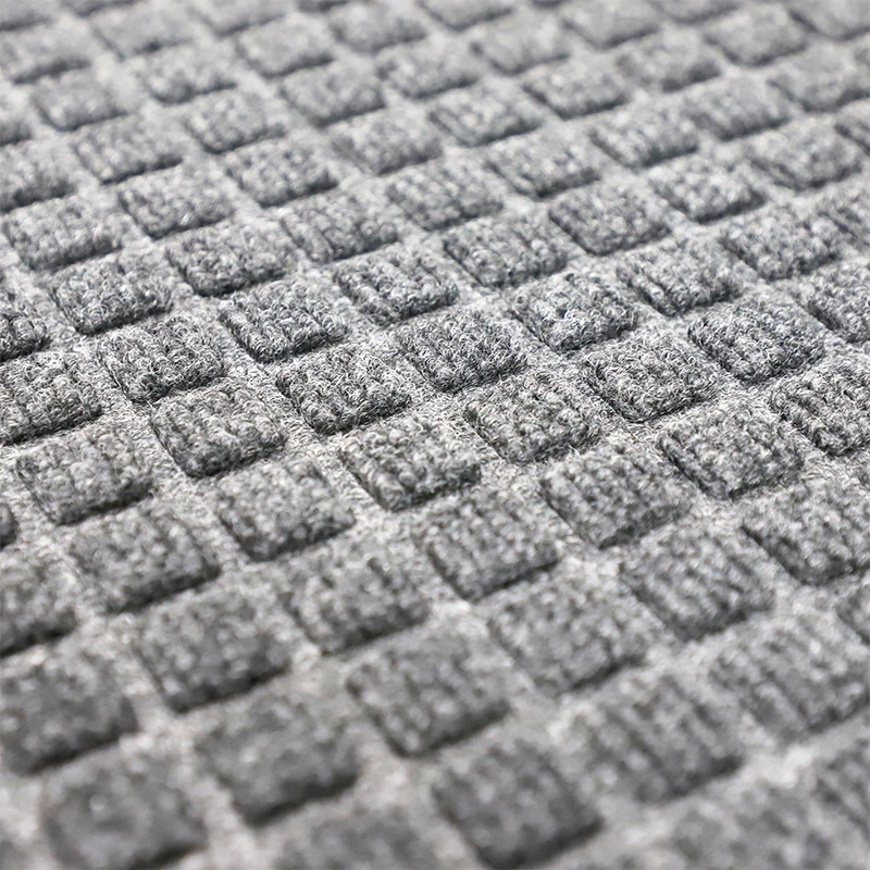 Wholesale China rug welcome home carpet Plain outdoor Rubber Polyester doormat entrance mat custom floor door mat