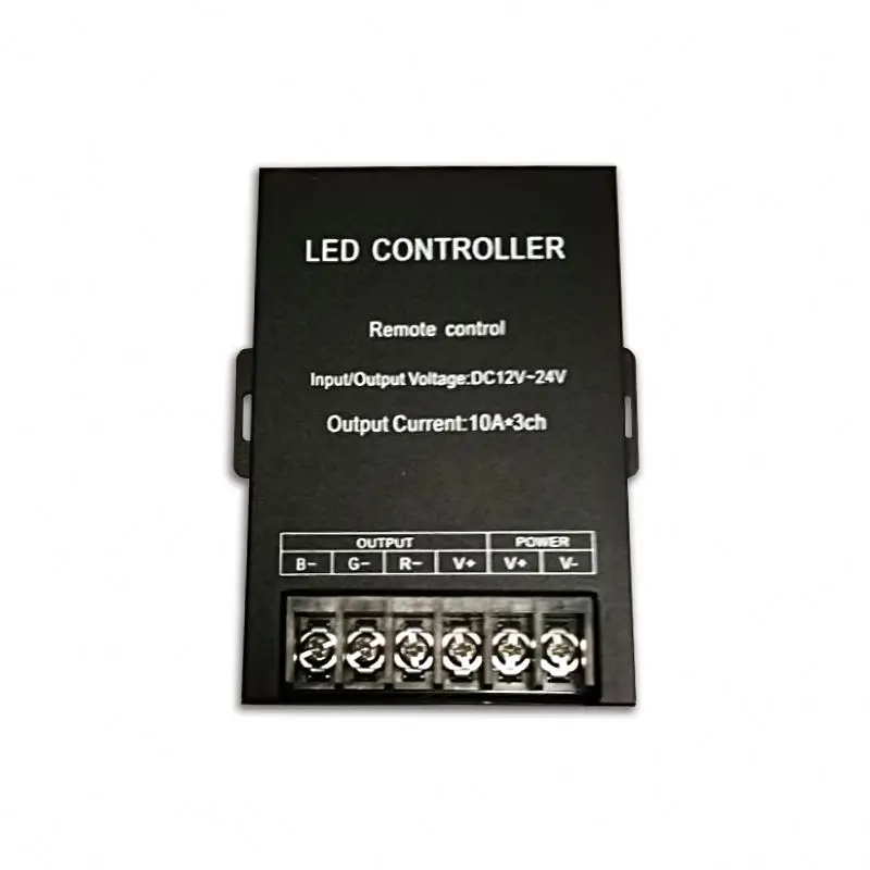 Высококачественный светодиодный контроллер Rgb 30A Dc12V 24V Rf 2 4G сенсорный пульт дистанционного управления для светодиодных огней
